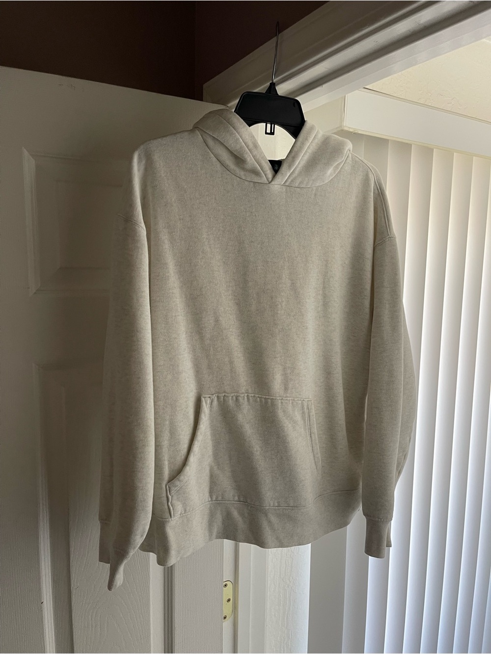 cream hoodie
